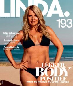 LINDA. nummer 193, zomer 202 Cover met Linda de Mol in Bikini