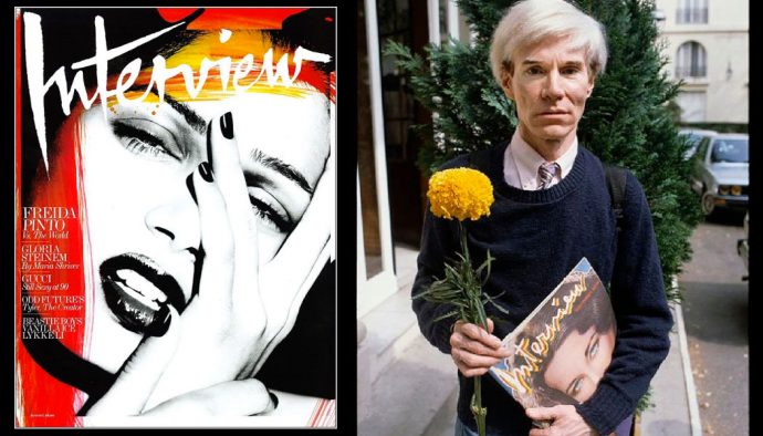 Andy Warhol Magazine Interview