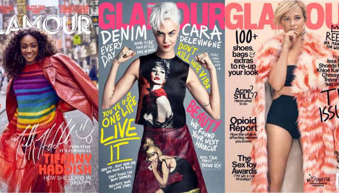 De Amerikaanse Glamour verschijnt niet langer in print