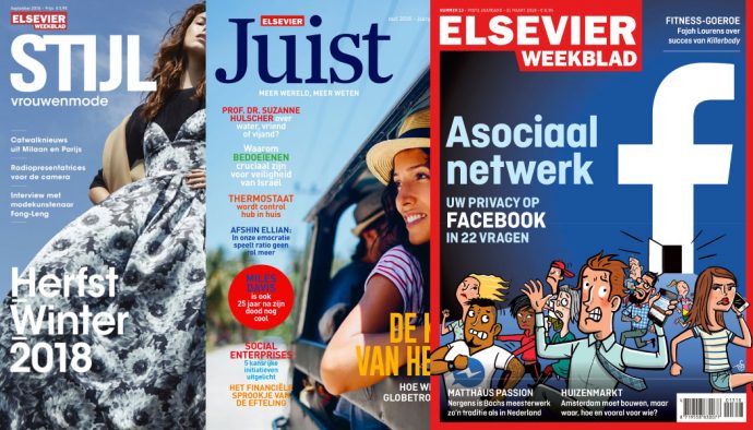 Elsevier weekblad stopt met maandelijkse glossy's