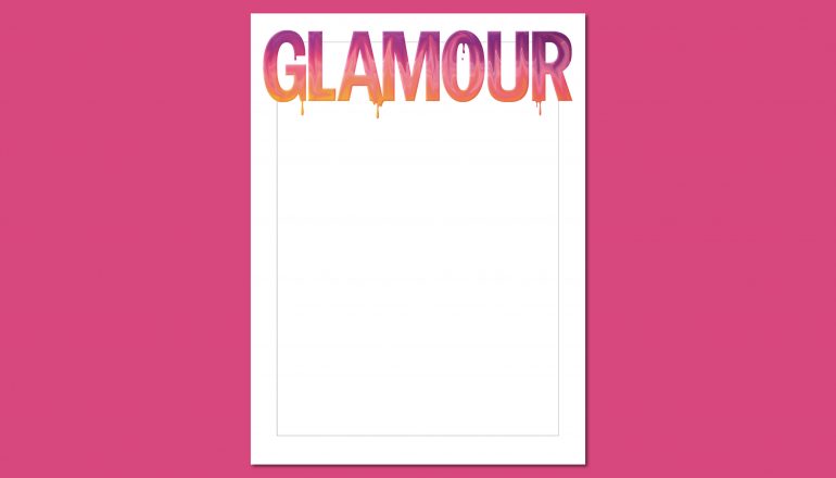 Glamour komt op 5 februari 2020 met een blanco cover