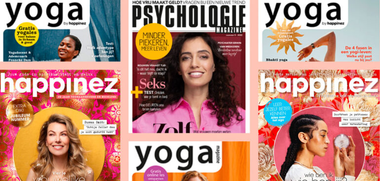 Happinez en Psychologie magazine worden overgenomen door Roularta Media Nederland.