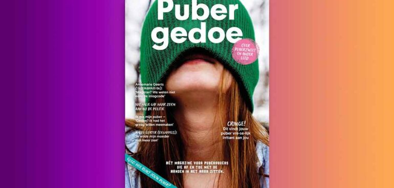 De EO lanceert een tijdschrift voor puberouders: Pubergedoe